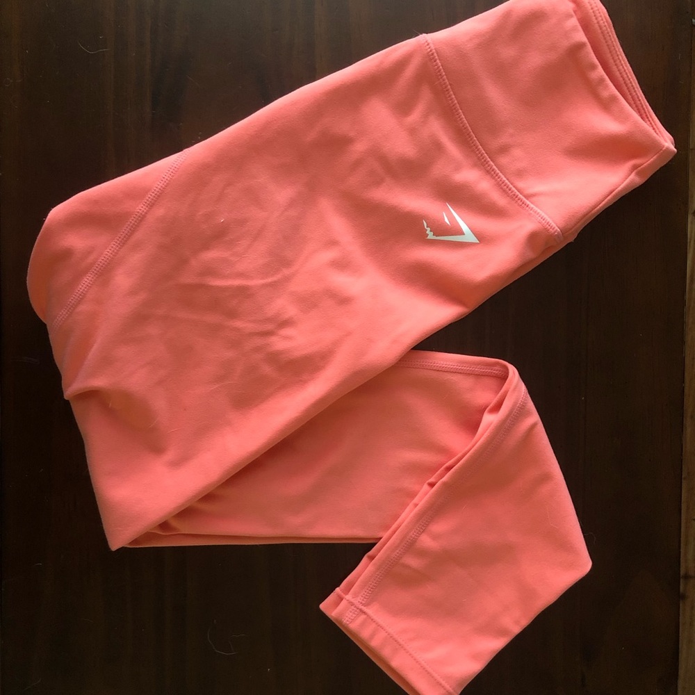 GYMSHARK Coral Dreamy Leggings XS